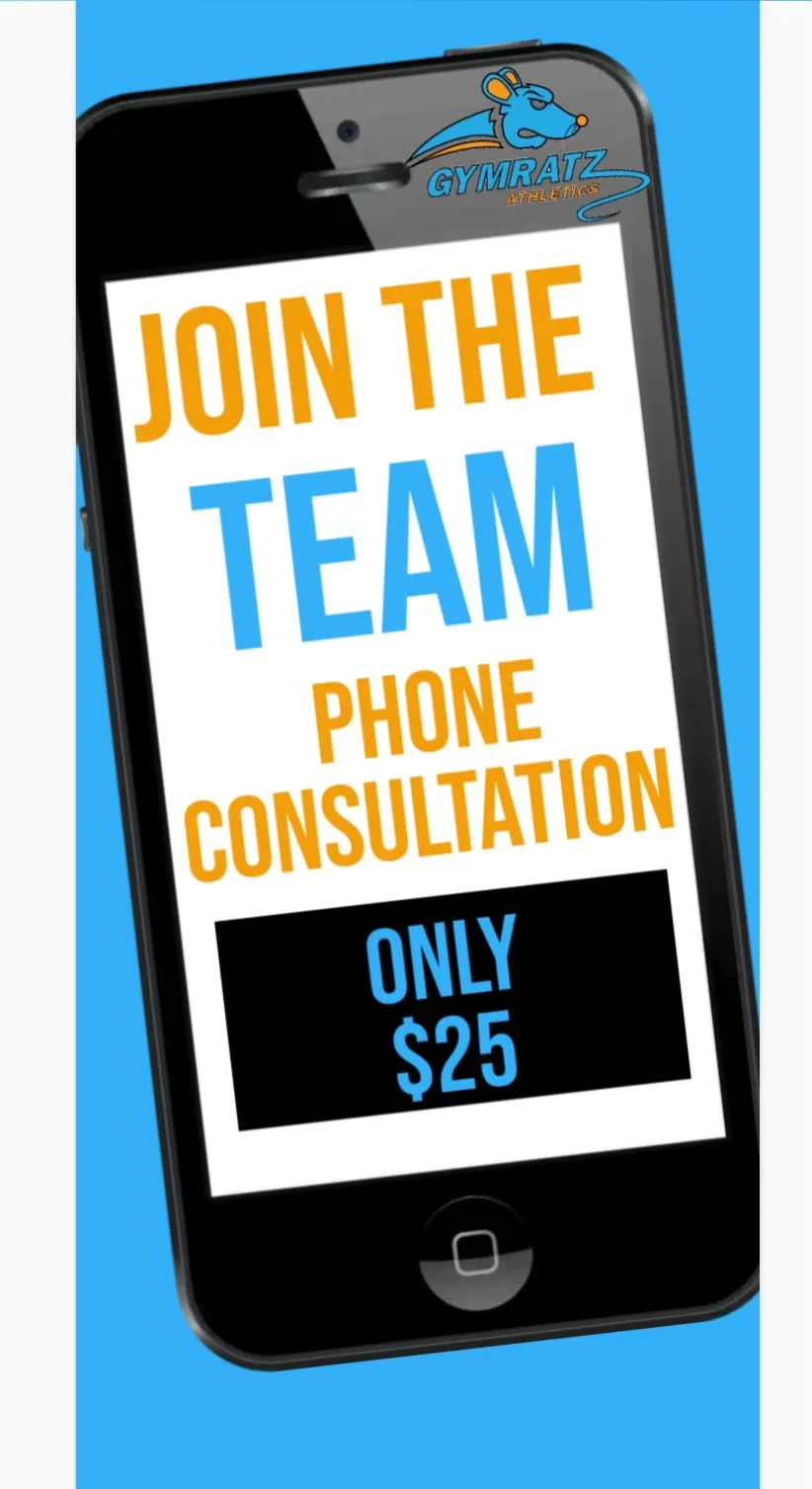 Image of Gymratz Athletics 30 min Telephone Consultation